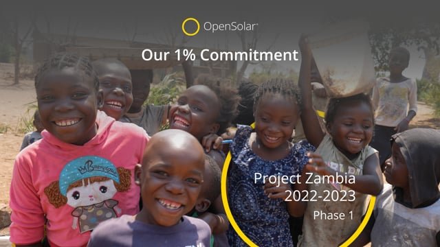 OpenSolar&#039;s 1% Commitment